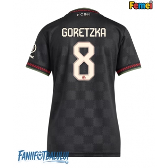 Bayern Munich Leon Goretzka #8 Tricou Fotbal Replică 2025-26 Femei Treilea